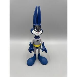 Space Jam Bugs Bunny Batman In Blue Suit Action Figure 9.5”